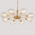 Lampe décorative moderne en verre cristal ampoule pendentif lustre éclairage